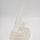 Vintage Cristal d’Arques Lead Crystal Peacock Ornament Figurine Clear Glass