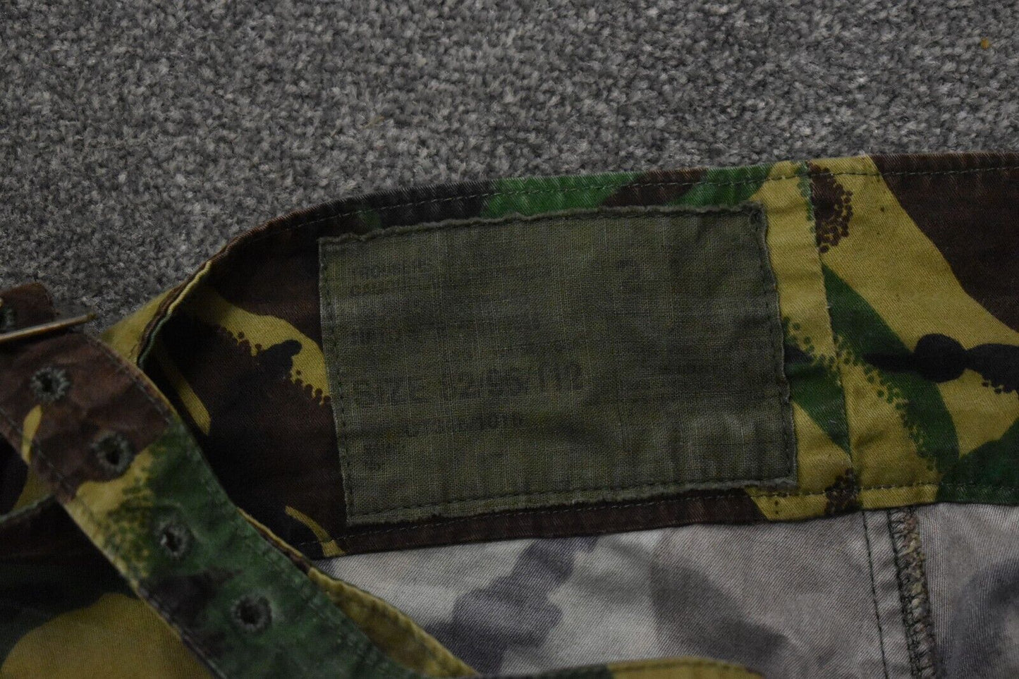 British Army Falklands Era 68 Pattern SAS Gabardine Woodland DPM Gurkha Trousers