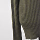 British Army Olive Green Wool Jumper Pullover Thermal Jersey - Size 100cm