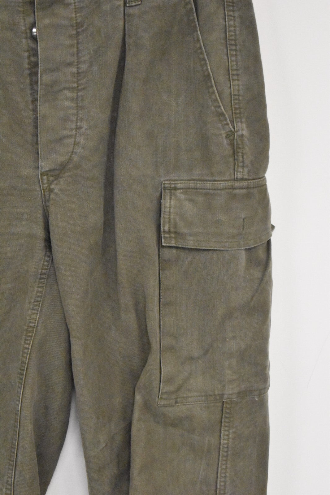 German Army Moleskin Cargo Trousers – W32" L31" – Dated 1988 – Military Surplus