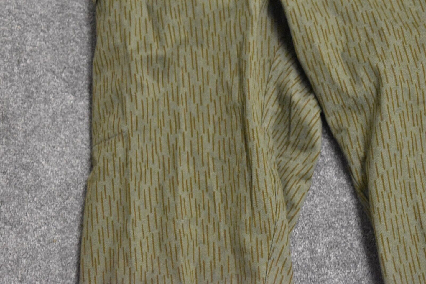 East German Army Trousers - Raindrop Strichtarn Camo 34" Waist