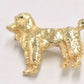 Vintage Poodle Dog Gold Tone Brooch – Costume Jewellery