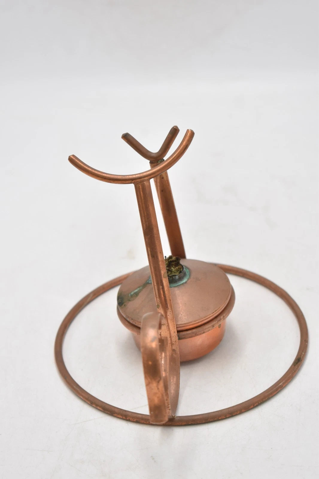 Antique Copper Brandy Warmer – Alcohol Warmer – Vintage Collectible