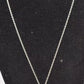 Vintage 925 Sterling Silver & Murano Glass Pendant Necklace – 52cm, Hallmarked