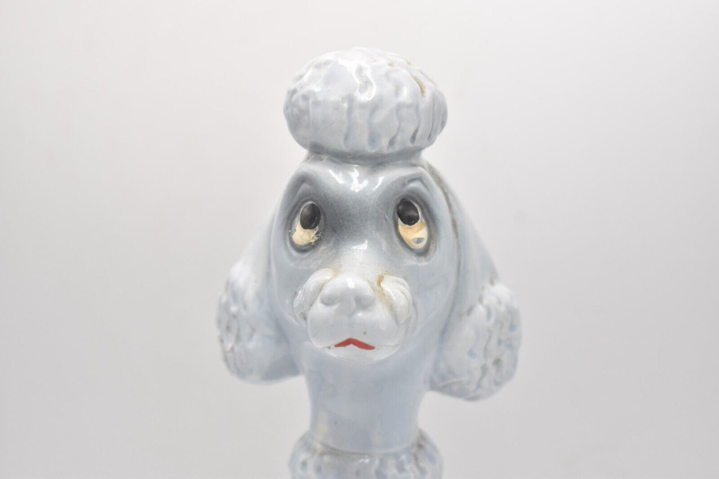 Vintage 1950s Italian Long Neck Poodle Dog Figurine Statue Ornament 26.5cm
