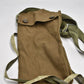 Czech Army Gas Mask Shoulder Bag – Vintage Olive Canvas – Retro Military