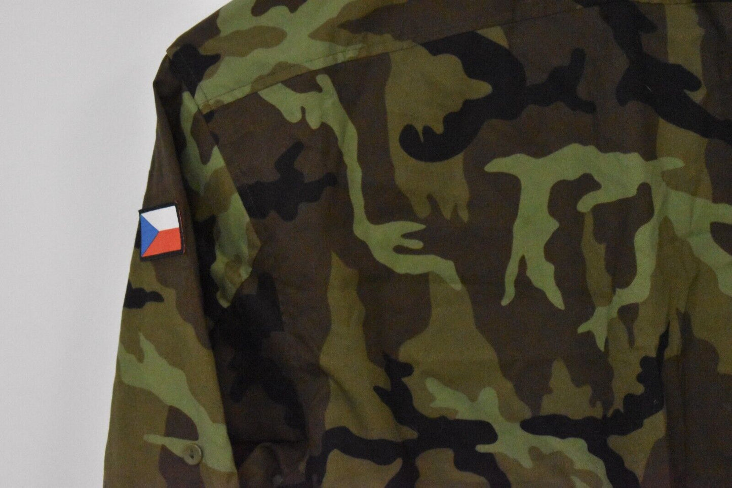 Czech Army Woodland Camo Shirt VZ 95 Field Uniform Size 170/35/36