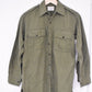 British Army 1960s Olive Green Jungle Aertex Cellular Shirt – Size 38"