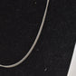 Vintage Sterling Silver 925 Curb Chain Necklace – 46cm