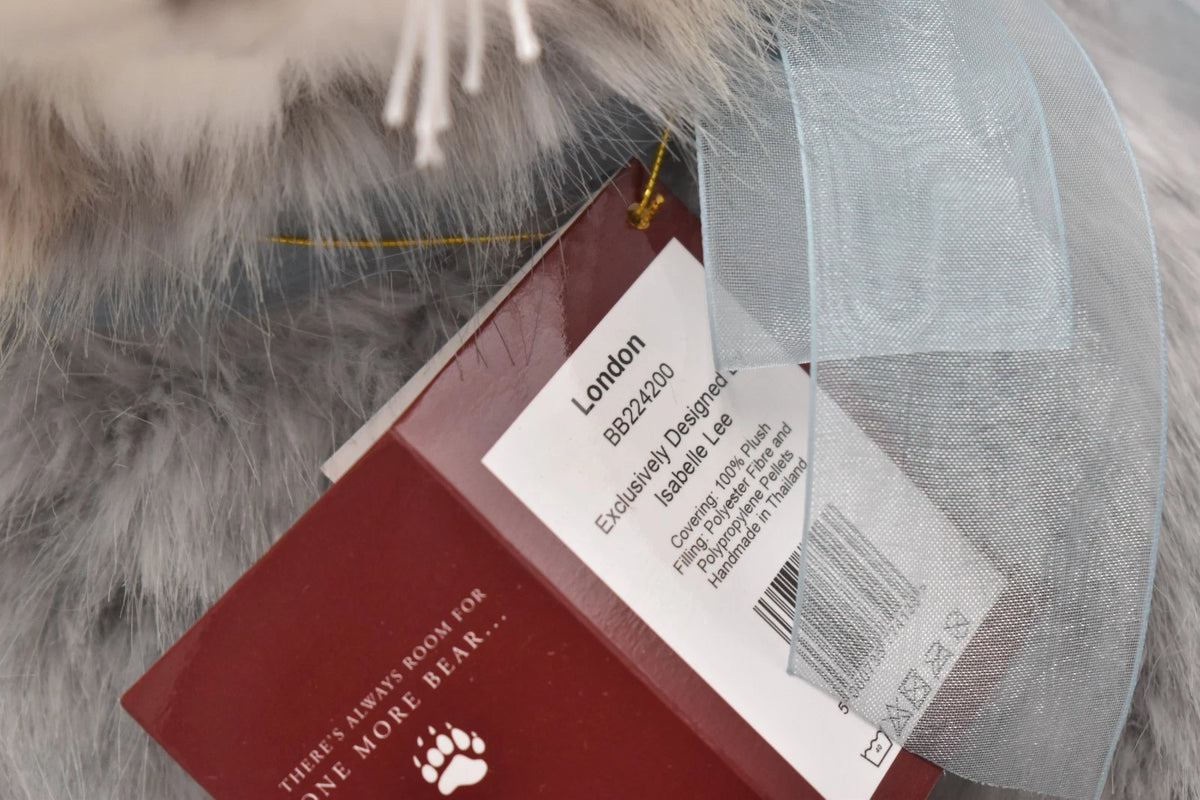Charlie Bears London The Raccoon Teddy Bear Retired Tagged Isabelle Lee