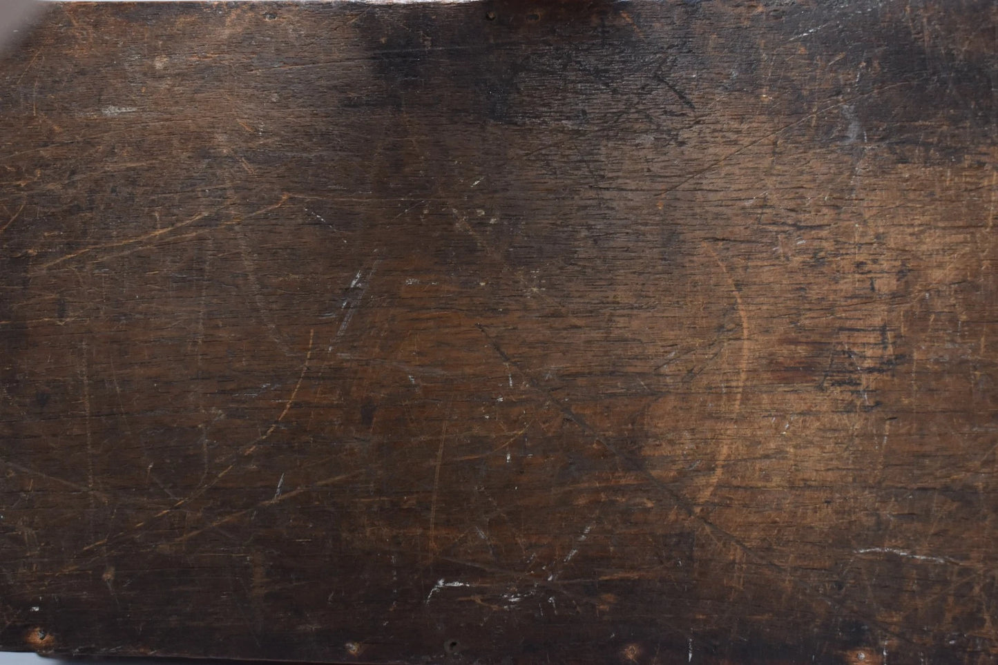 Antique Georgian Oak Deed Box / Bible Box / Trinket Box – 42cm