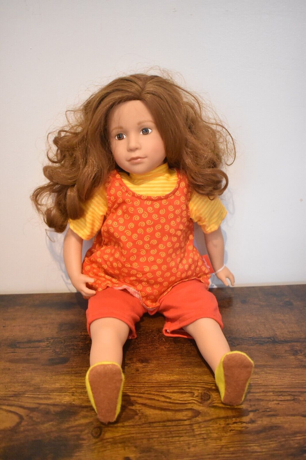 Vintage Sigikid Artist Doll Girl Life-Like Vinyl Doll Retired 50cm