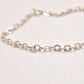 Vintage Silver 835 Curb Chain Bracelet – 18cm