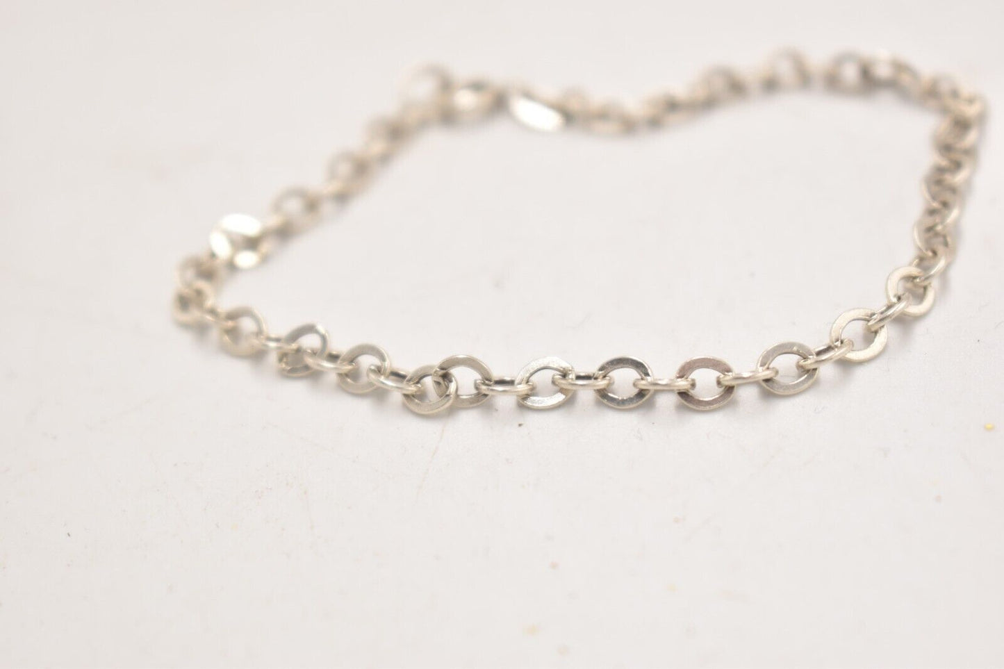 Vintage Silver 835 Curb Chain Bracelet – 18cm
