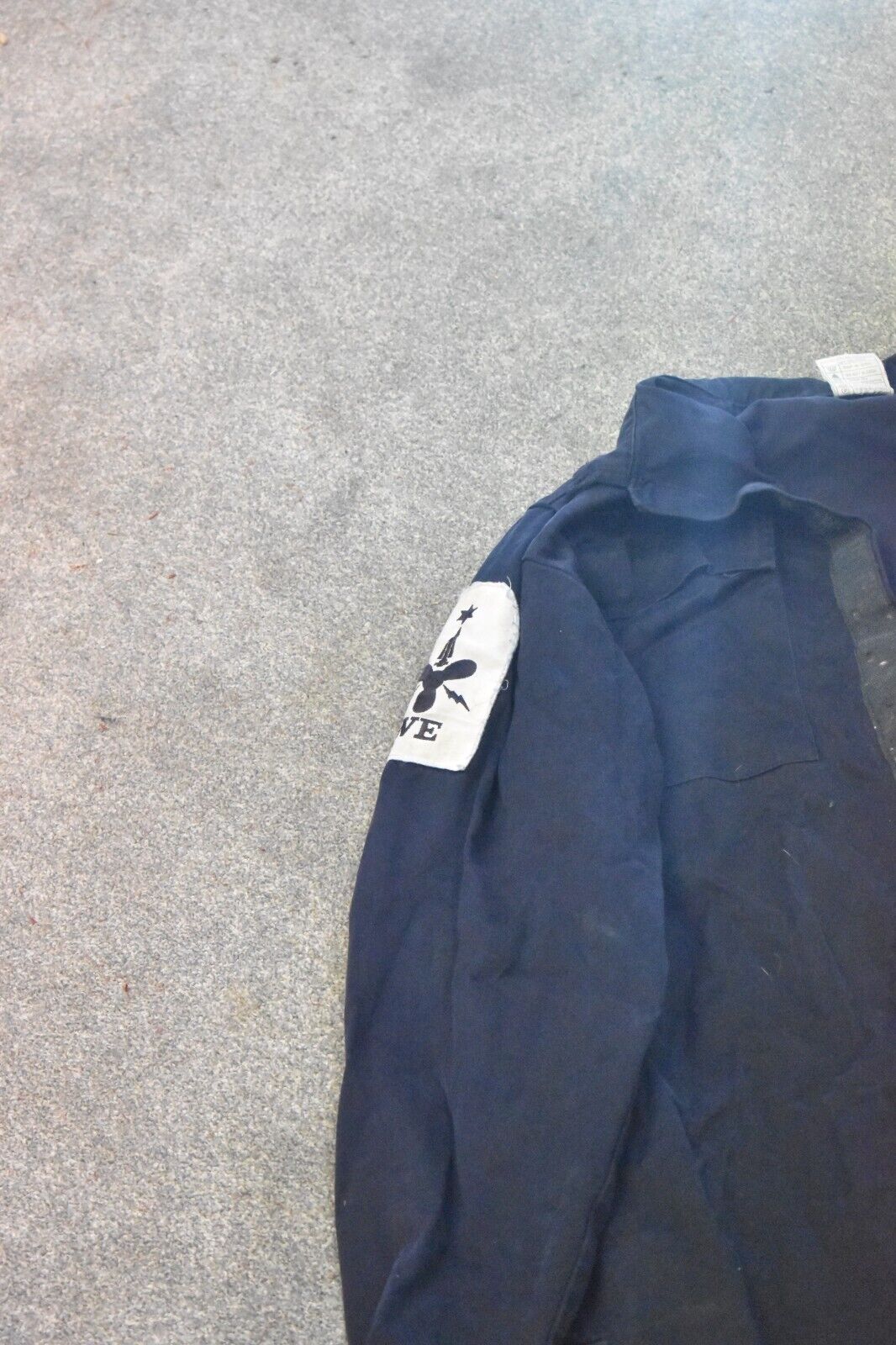 British Royal Navy Weapons Engineer Blue Coveralls Overalls Size 180/108