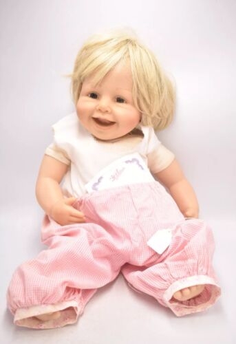 Vintage Zapf Creations Brigitte Leman Girl Doll – Large Life-Like Doll, 55cm