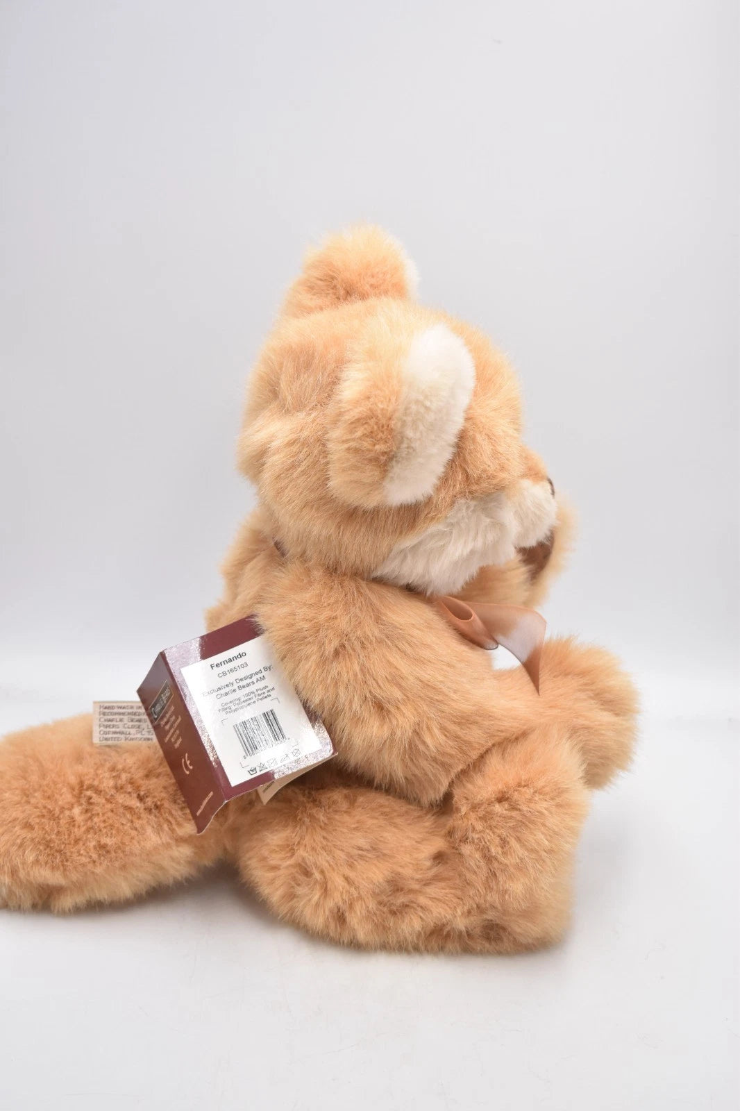 Charlie Bears Fernando Fox Teddy Bear Retired Tagged Fully Jointed 34cm