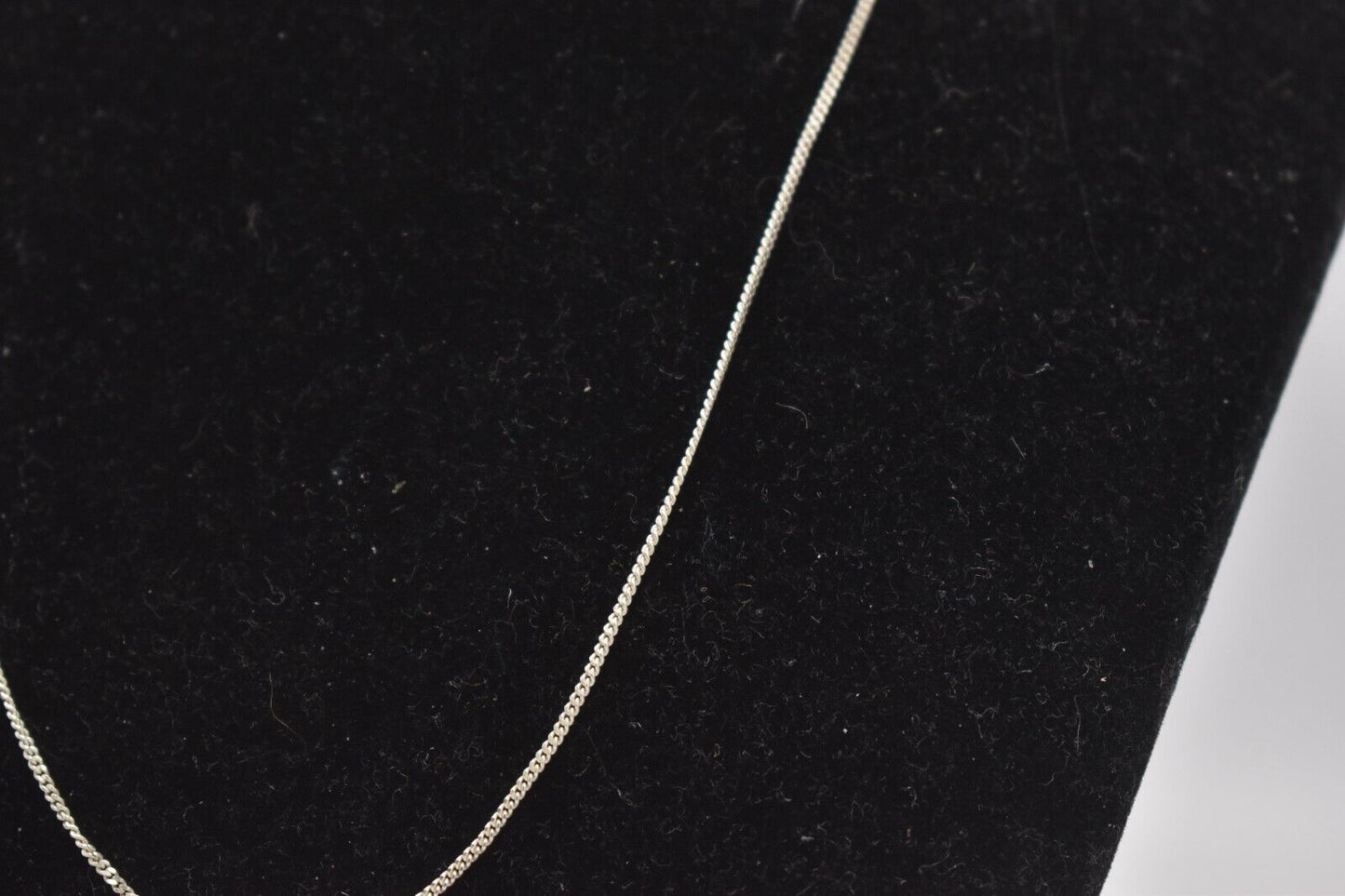 Vintage Sterling Silver 925 Figaro Chain Necklace – 38cm