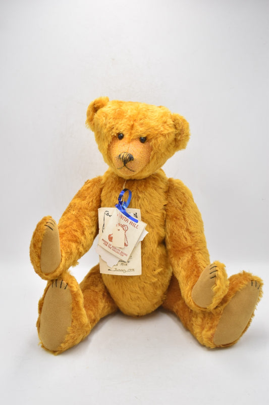 Anita Hill Artist Teddy Bear “Marmalade” – OOAK – Mohair – 42cm – Tagged