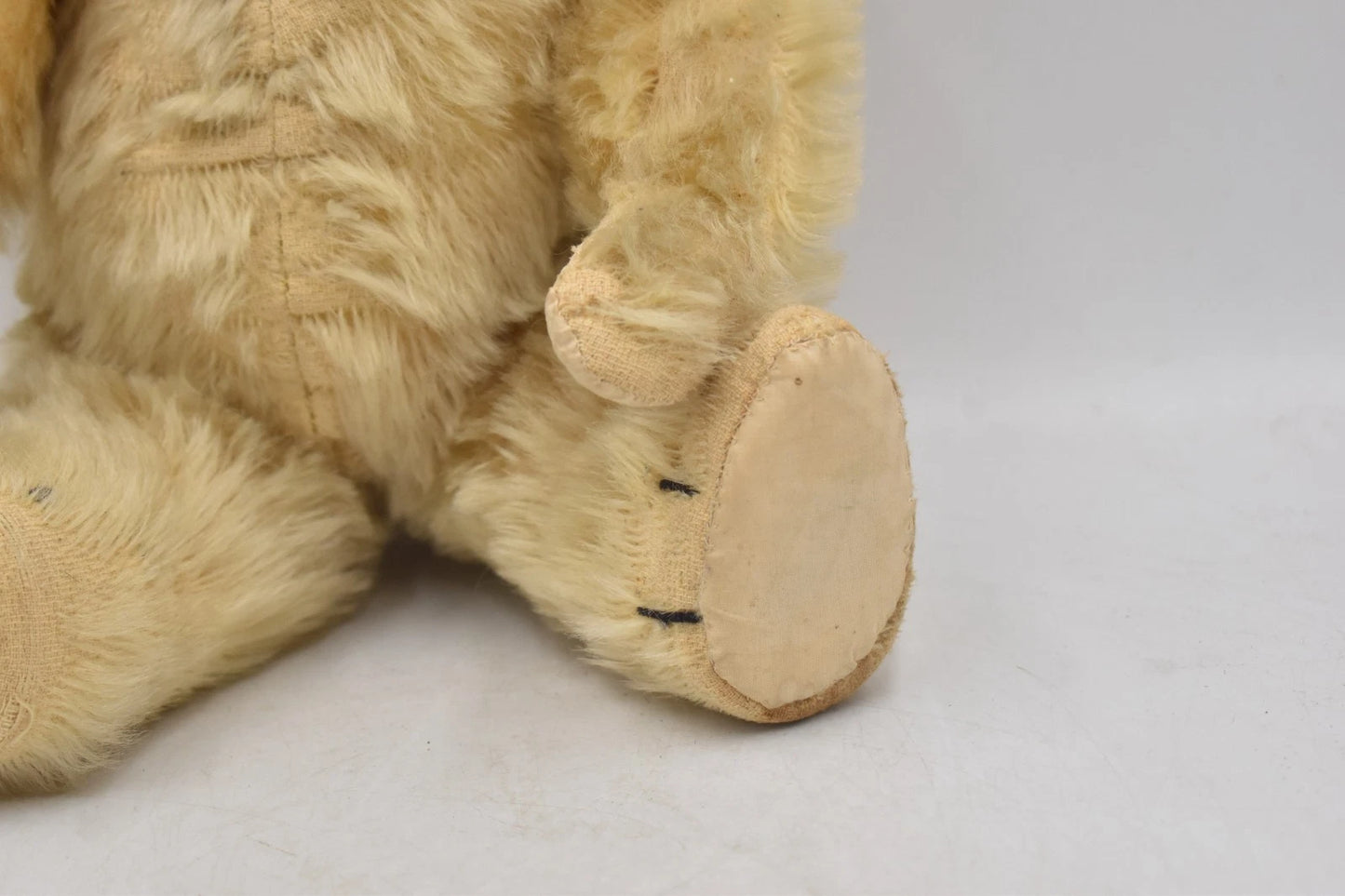 Vintage 1950s Chiltern Toys Mohair Teddy Bear Fully Jointed 36cm