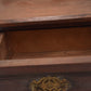 Antique Mahogany Stationery Drawer Desktop / Wall Mount Organiser Brass Handle