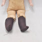 Antique Armand Marseille Bisque Head Leather Body 370 AM DEP Human Hair Doll