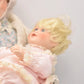 Vintage Danbury Mint Once Upon a Time Grandmother Granddaughter Porcelain Dolls