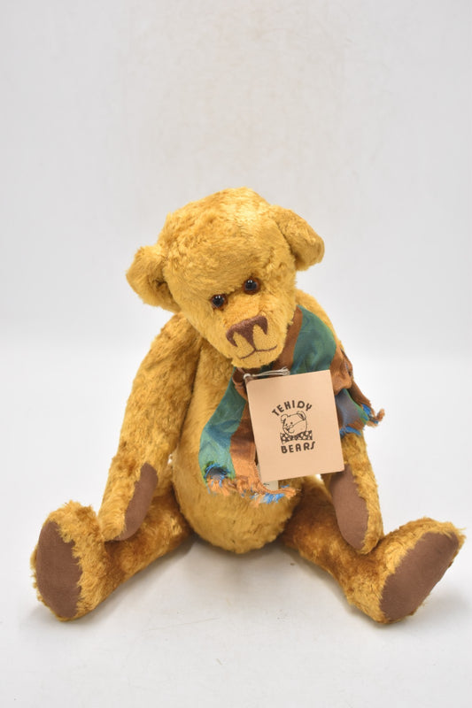 Tehidy Bears Artist Teddy Bear by Alison Godolphin “Oscar” – OOAK – 30cm – Tag