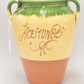 Vintage Spanish Terracotta Confit / Olive Pot – Hand-Painted Multi-Colour