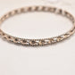 Vintage Sterling Silver 925 Ornate Bangle Bracelet - 7cm Diameter