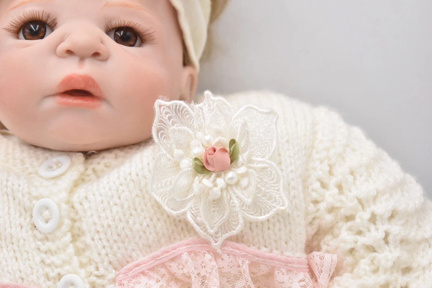 Ashton-Drake Galleries Cherish Reborn Baby Doll 42cm Lifelike Collectible