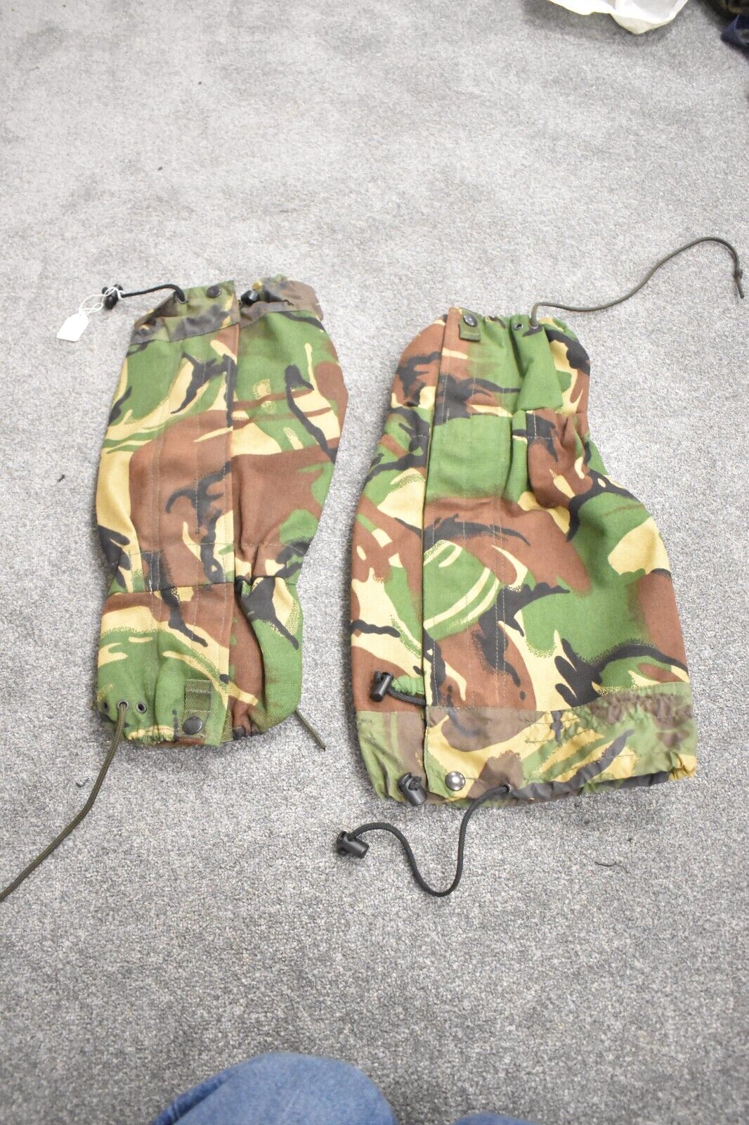 British Army DPM Camouflage Gaiters MK2 - Standard Size, Durable & Weatherproof