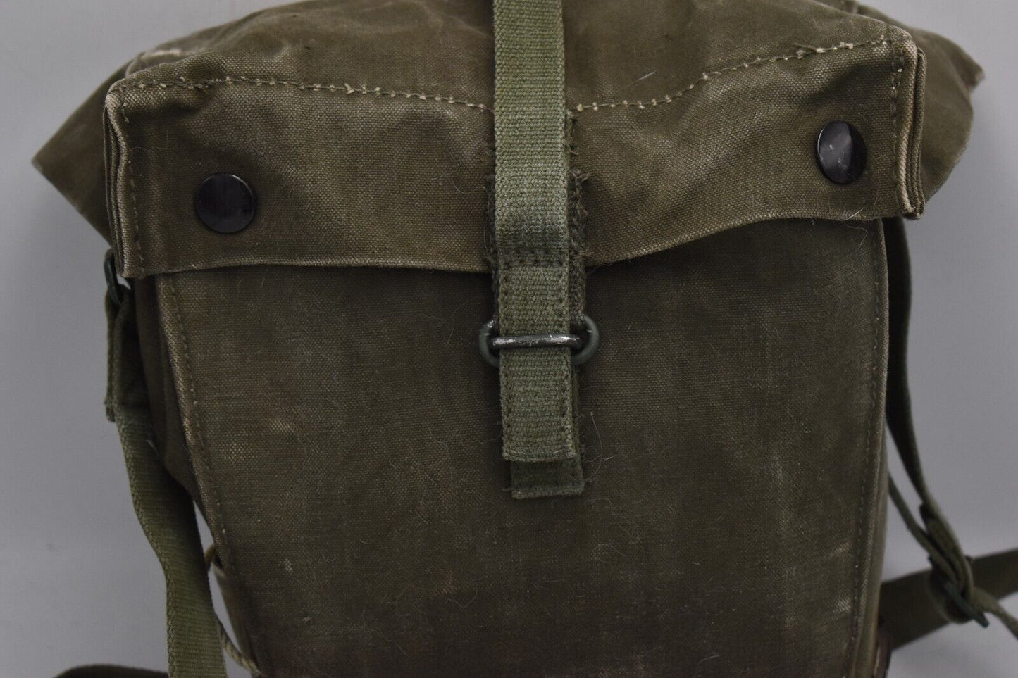British Army Mk 1 S6 Gas Mask Bag Respirator Haversack 58 Patt. Olive Green 1967
