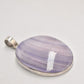 Vintage Sterling Silver 925 & Blue Lace Agate Pendant – 64.1mm x 36mm