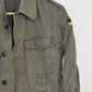 Vintage German Army Olive Moleskin Shirt – 40" Chest – Military Surplus Utility