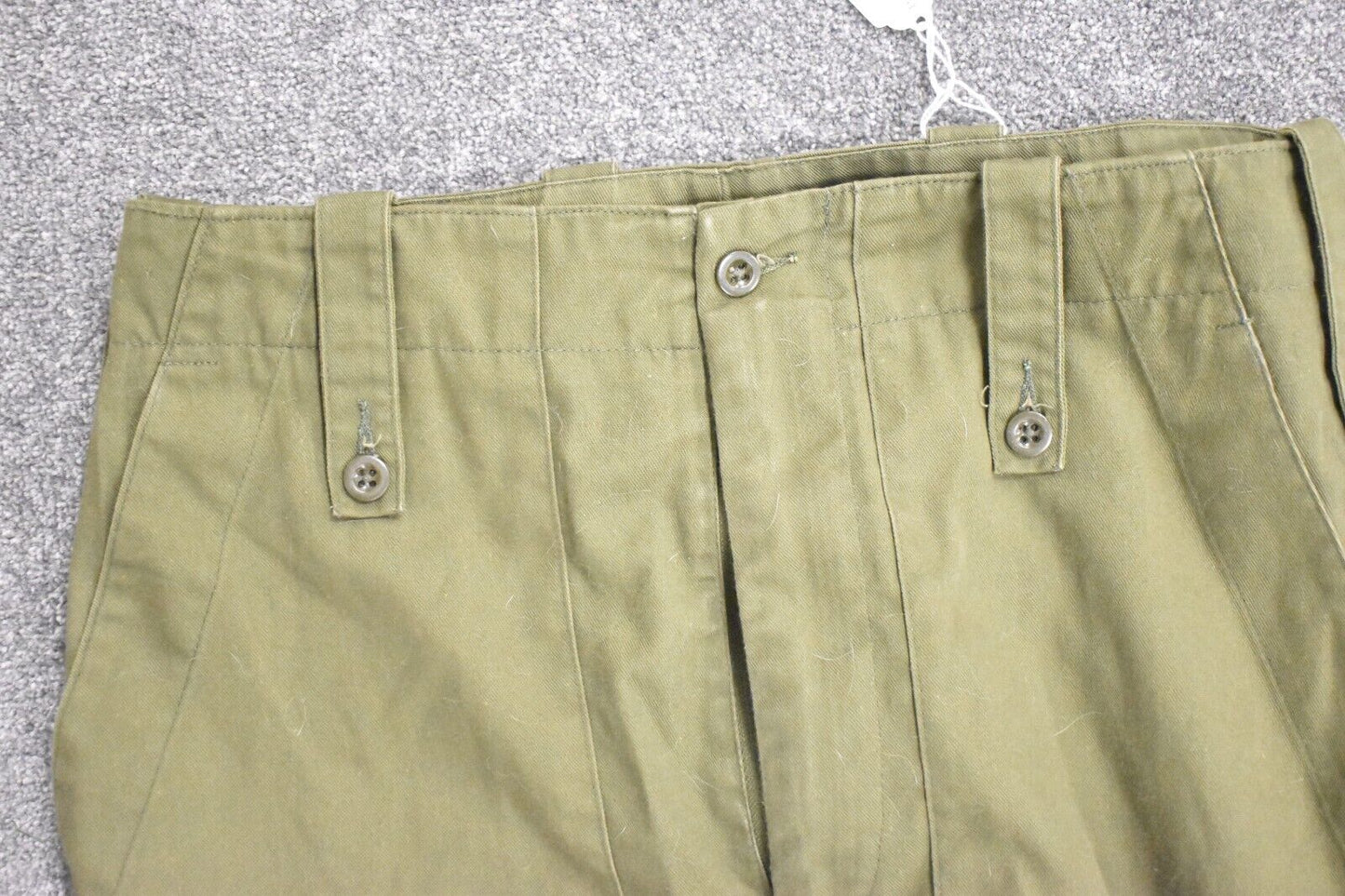 Vintage British Army 1980s Lightweight Combat Trousers - Olive Green W28" L30"