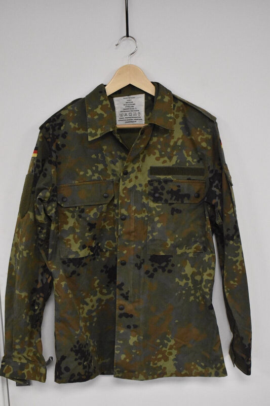 German Army Flecktarn Camo Field Shirt Jacket – Chest Size 42"