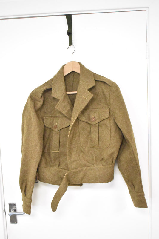 Vintage British Army 1949 Pattern Battledress Blouse Dated 1951 – Chest 38-39"