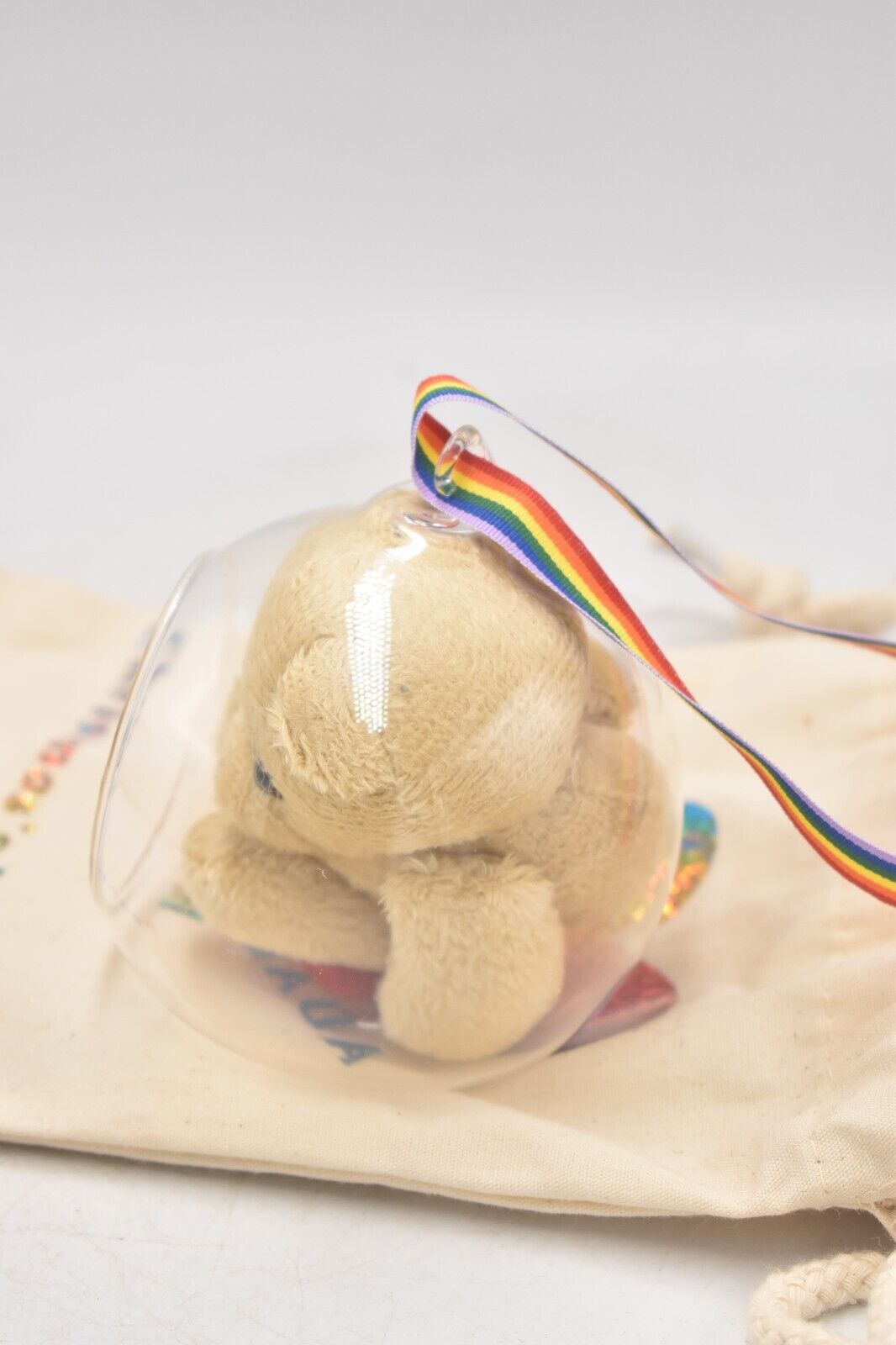 Bearspoke Bears Artist Teddy Bear – Adam Lockdown Teddy Bear in Bauble