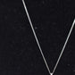 Vintage 925 Sterling Silver and Blue Topaz Pendant Necklace – 42cm