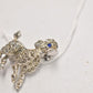 Vintage Poodle Dog Brooch – Silver Tone Marcasite – Elegant Women’s Jewellery