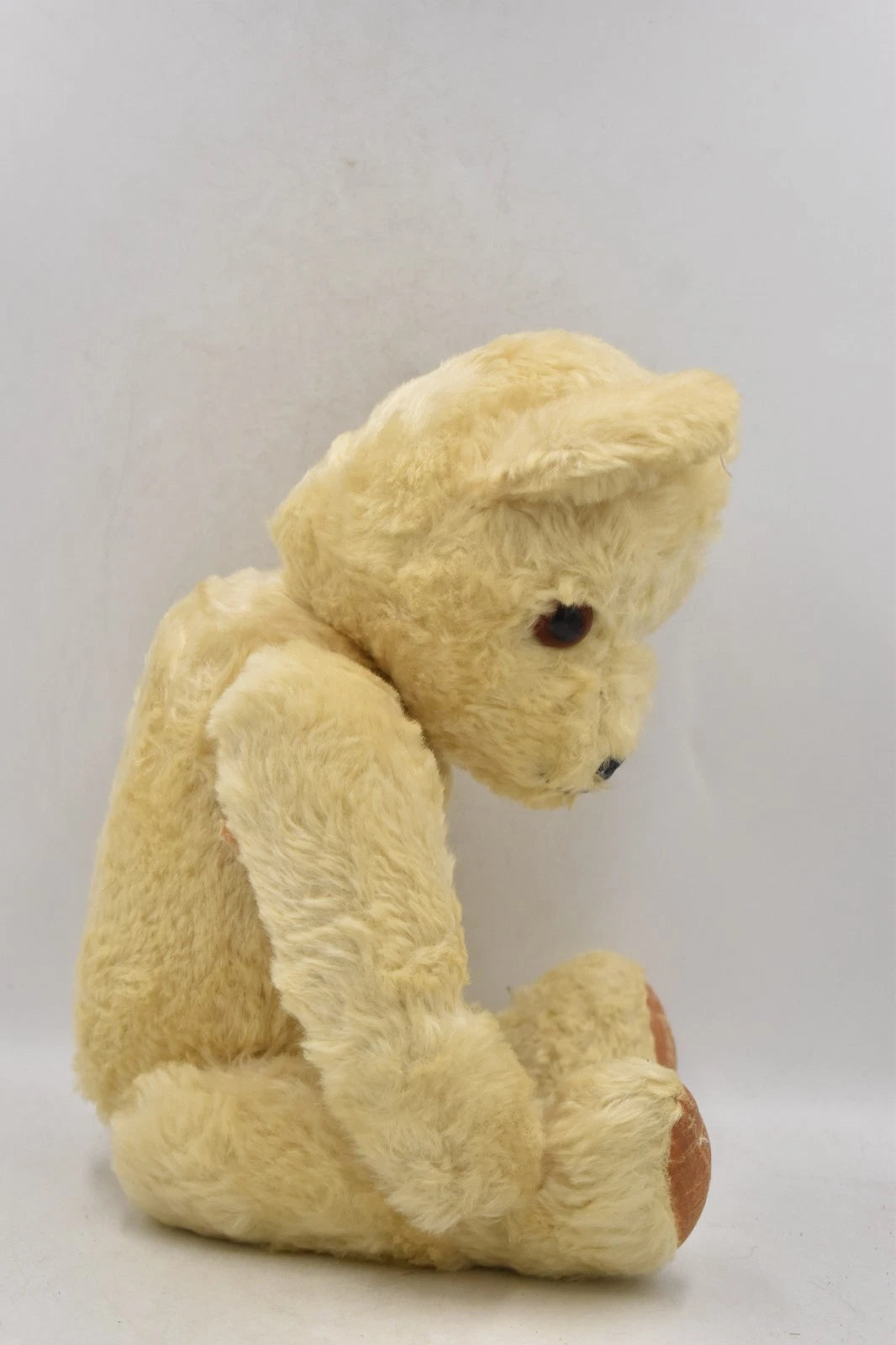 Vintage 1960s Alpha Farnell Mohair Teddy Bear Moulded Nose 46cm