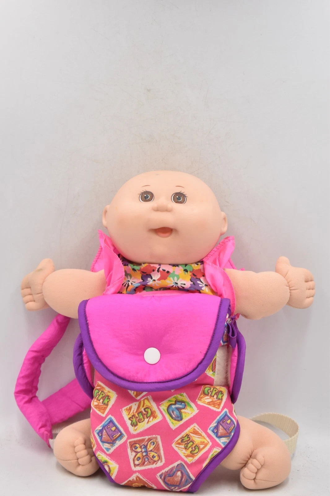 Vintage 1991 Cabbage Patch Kid Doll in Carrier Mattel 1st Edition