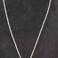 Vintage Sterling Silver 925 Necklace with Baltic Amber Pendant
