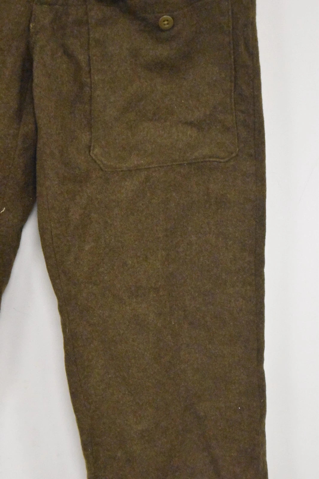 Vintage 1950s Greek Army Parachutist Wool Trousers Dated 1950 Waist 30" Leg 28"