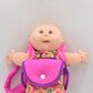 Vintage 1991 Cabbage Patch Kid Doll in Carrier Mattel 1st Edition