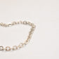 Vintage Silver 835 Curb Chain Bracelet – 18cm