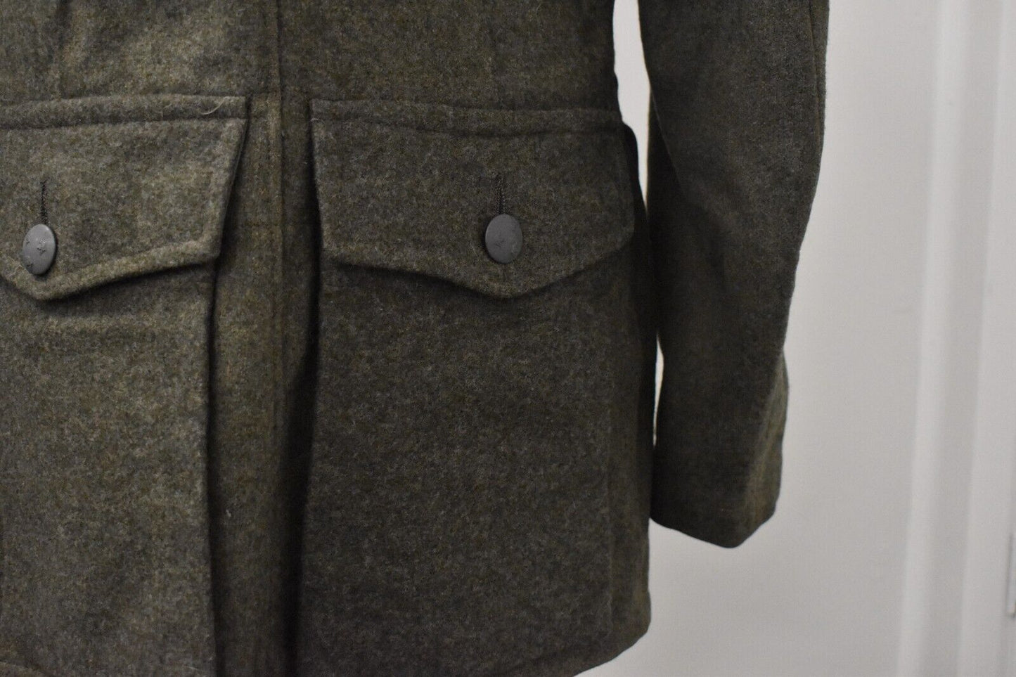 WWII Swedish Army 1942 Artillery Wool Tunic Jacket – 40" Chest