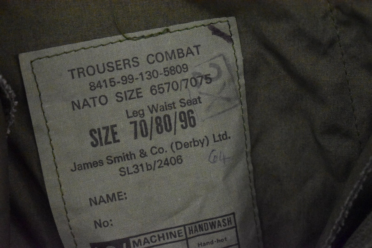 British Army DPM Camouflage Combat Trousers – Size 70/80/96 – W28" L29"