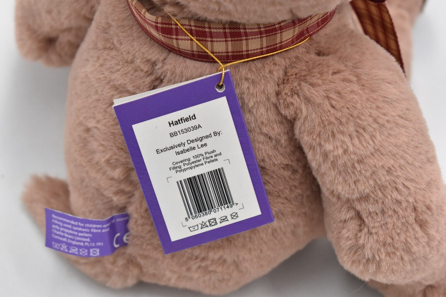 Charlie Bears Bearhouse Hatfield Hippo Teddy Bear – Retired & Tagged